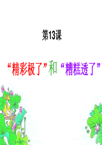 精彩极了和糟糕透了_PPT