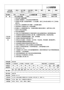 人力资源管理工作流程全图