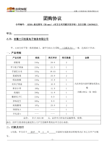 线下团购协议三只松鼠