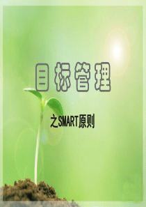 目标管理之SMART原则培训