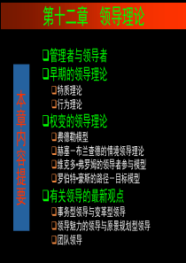 管理学(17)-领导理论