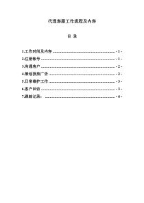 代理客服工作内容及流程(修改)