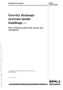 BSEN1205622000建筑物内部的自流排水系统卫生管道设计和计算Gravitydrainage