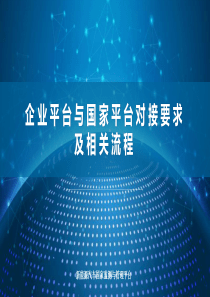 企业平台与国_家平台对接要求及相关流程（PDF31页）