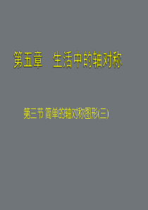 北师大版七年级数学下册_第五章_生活中的轴对称_3.简单的轴对称图形(三)