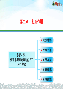 2-08-思想方法：合成法、效果分解法、正交分解法求解力的平衡问题