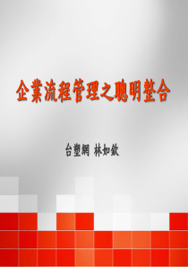 企业流程管理之聪明整合（PPT 55页）