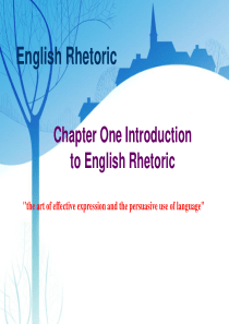 《英语修辞学English-Rhetoric》第一章Introduction-to-English-