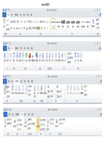 Word2010选项卡