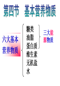 化学必修2第三章第四节基本营养物质课件