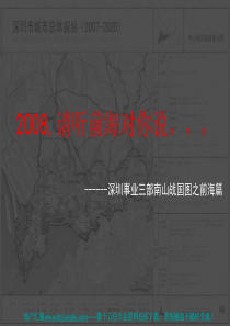 2008年深圳前海房地产市场研究-中原-