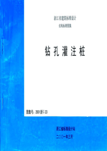 2001浙G23钻孔灌注桩