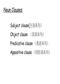 高二英语名词性从句1