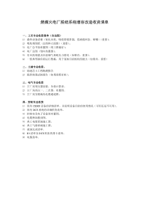 焦煤电冶电厂脱硫收资清单