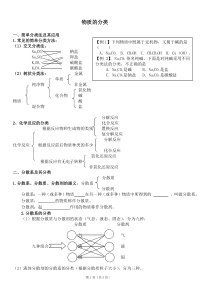 物质的分类学案   优选