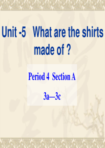 _九年级英语Unit5What_are_the_shirts_made_of_SectionA_3a