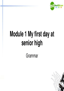 高中英语 Module1 Grammar课件 外研社版必修1