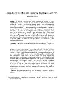 Image-Based Modeling and Rendering Techniques A Su