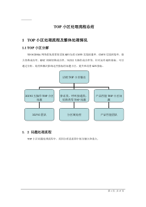 华为TOP小区处理阶段流程经验总结