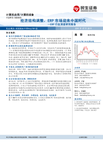 ERP行业深度报告