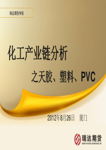 化工产业链分析之天胶、塑料、PVC