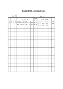 营业目标管理表-2