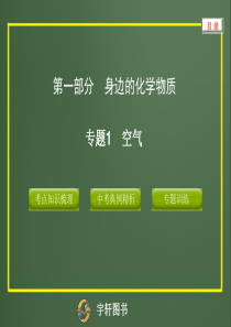 2012中考化学复习专题1 空气精品课件