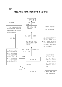 农村孕产妇住院分娩补助流程示意图(供参考)