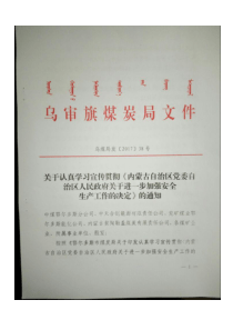 关于认真学习宣传贯彻内蒙古自治区党委自治区人民政府关于进一步加强安全生产工作的决定的通知