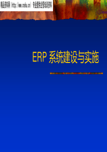 chapter7-ERP实施