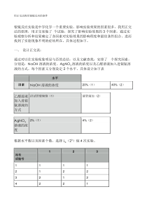 利用正交试验法探究影响银镜反应的因素及最佳实验条件