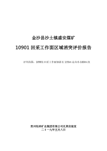 10901采面消突评价报告2019414