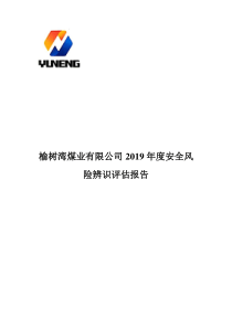 2019年度煤矿安全风险辨识评估报告