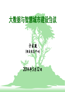 2014大数据与智慧城市