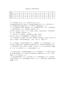 五校联考高三地理参考答案2