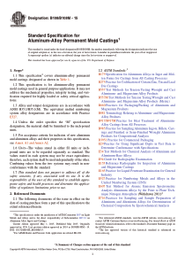 ASTM-B108108M-2015--铝和铝合金永久型模铸件的化学成分和力学性能