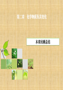 2013-2014学年高一化学配套课件(人教版 必修1)：化学物质及其变化回顾总结2