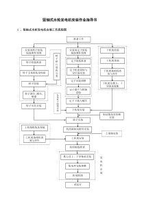 水轮发电机安装作业指导书