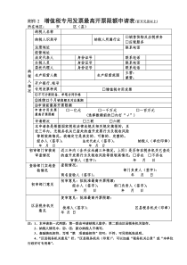 增值税专用发票最高开票限额申请表(百万元及以上)