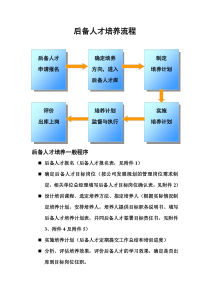 宝迪集团后备人才培养流程