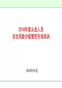 煤矿从业人员安全风险分级管控专项培训