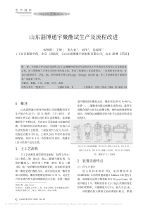 山东淄博通宇聚酯试生产及流程改进