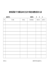 煤矿井下防爆设备和安全仪表专项检查标