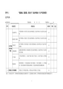 附件3生产经营效果考核表