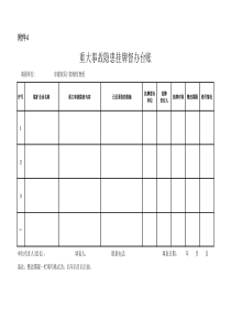 附件4重大事故隐患挂牌督办台账