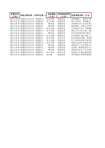 风险点源库模板综掘队长