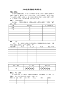 六年级寒假数学实践作业定稿