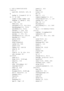 小学必会1600单词