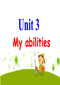 小学一年级英语课件-My-abilities