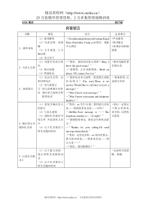 总台操作流程-宾客留言